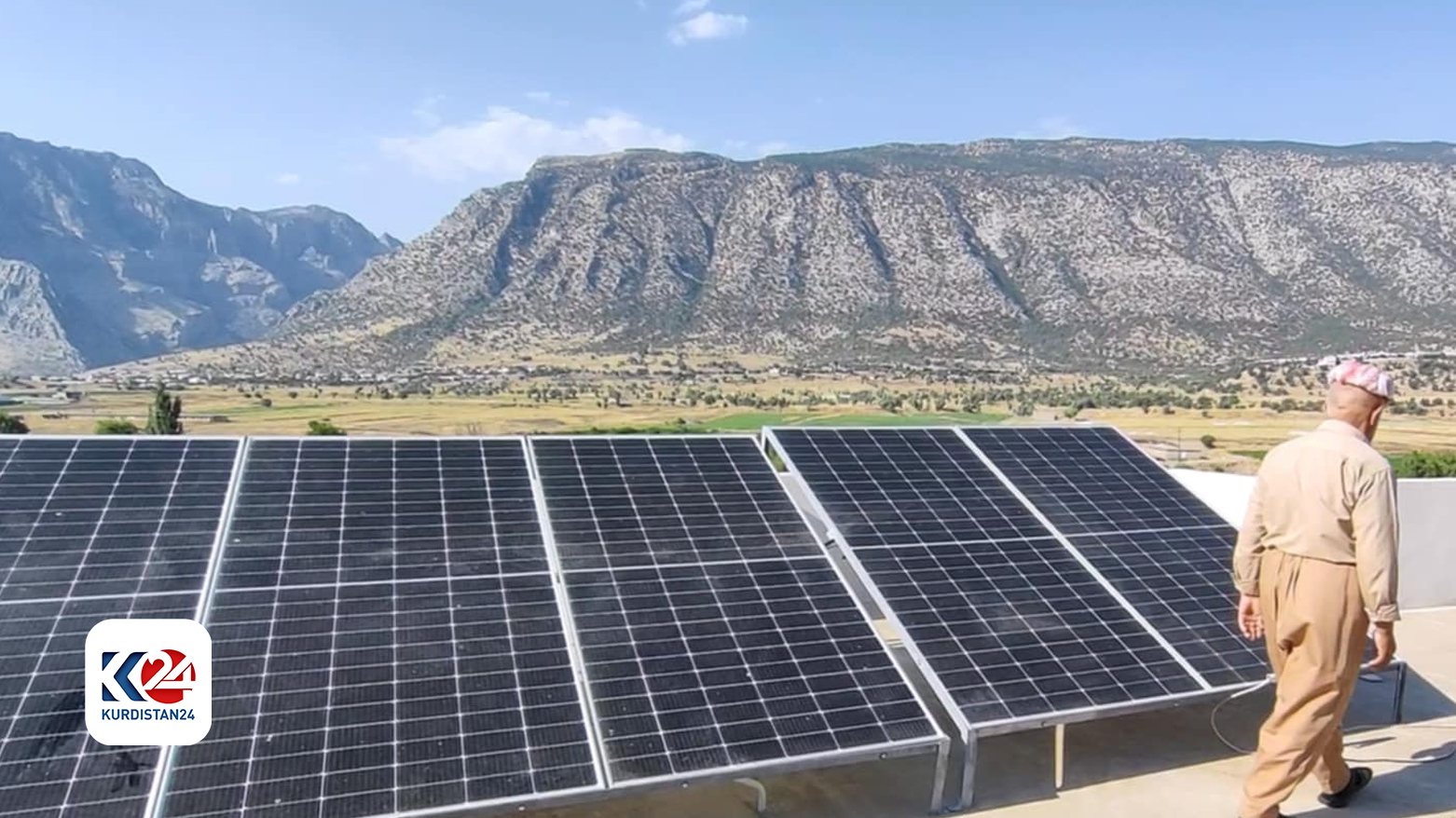 نیروگاه خورشیدی روستای هیلورا در استان دهوک