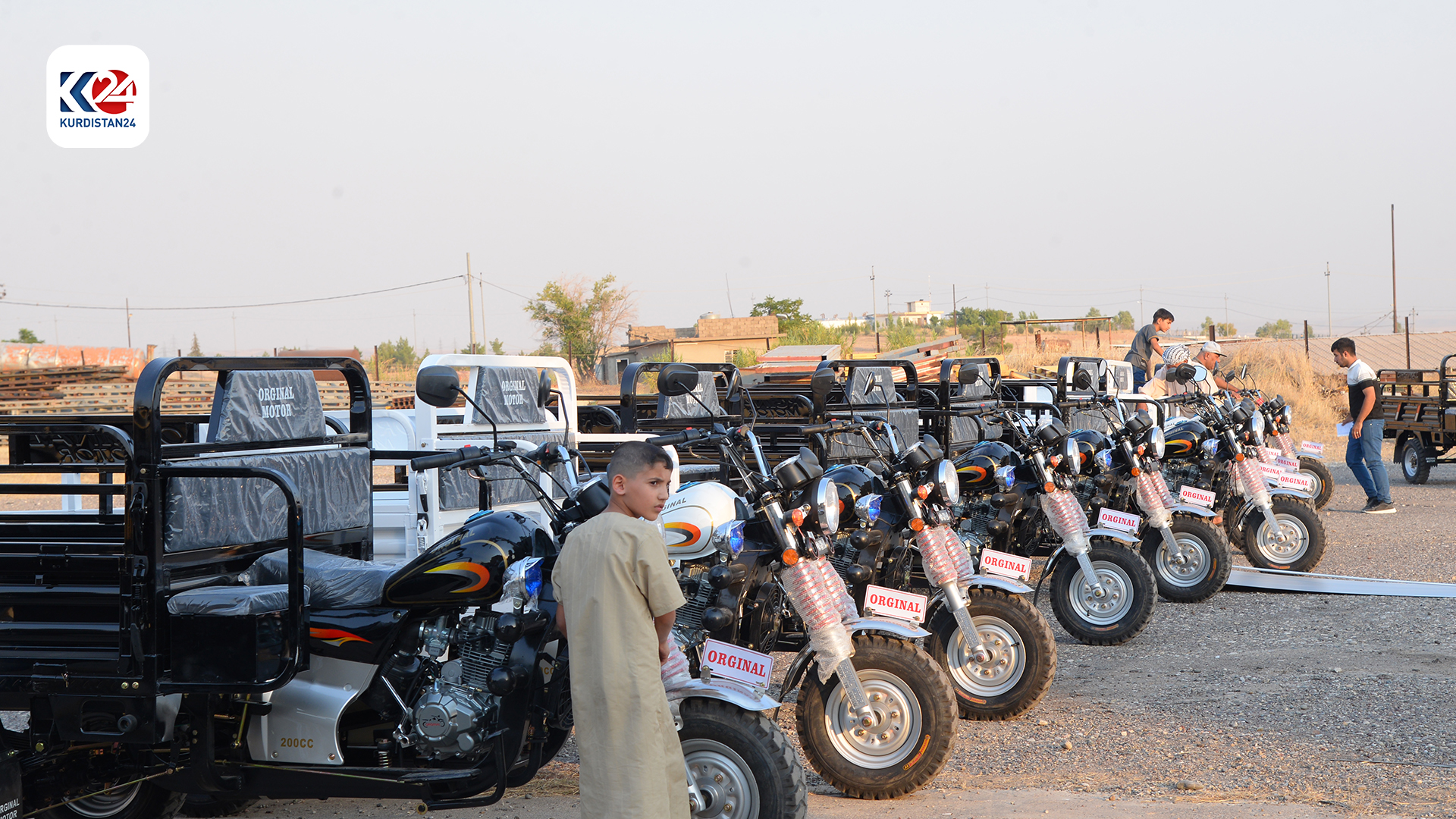 ماتۆری سێ تایە بە سەر کەمدەرامەتانی دەوروبەری شاری هەولێر 