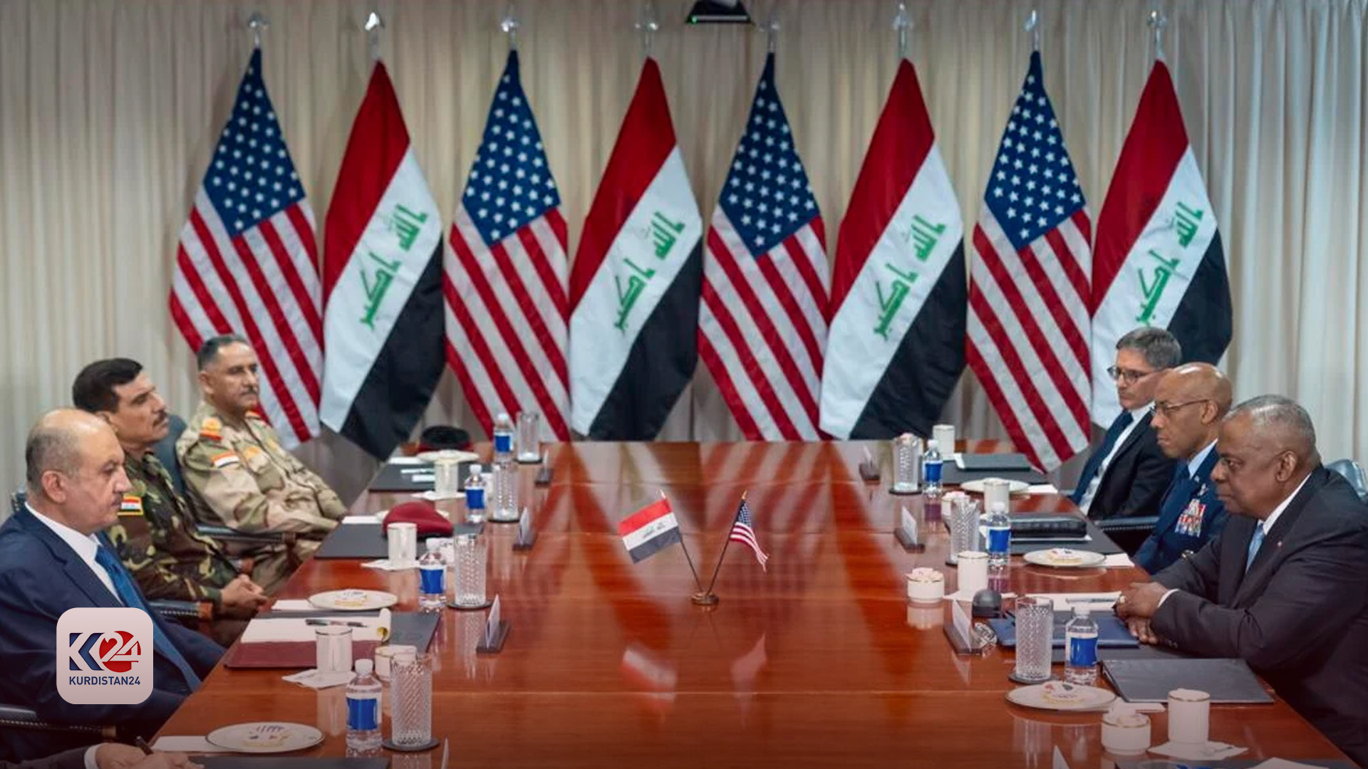 US, Iraq Defense Secretaries Meet After Security Dialogue