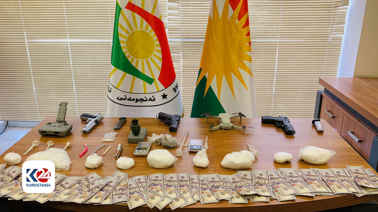 Anti-Narcotics agency seizes methamphetamine, arrests six in Kurdistan Region