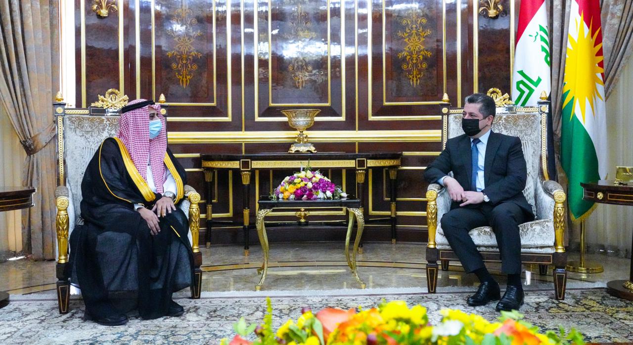 رئيس حكومة إقليم كوردستان يستقبل القنصل العام الجديد للمملكة العربية السعودية في أربيل