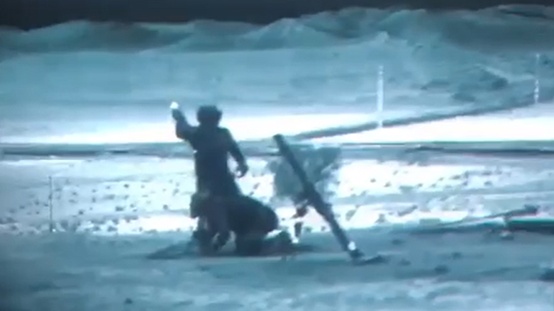 A still from exclusive footage obtained of the Peshmerga operation against ISIS in the Kifri district of the Garmiyan area, June 1, 2021. (Photo: Kurdistan 24)