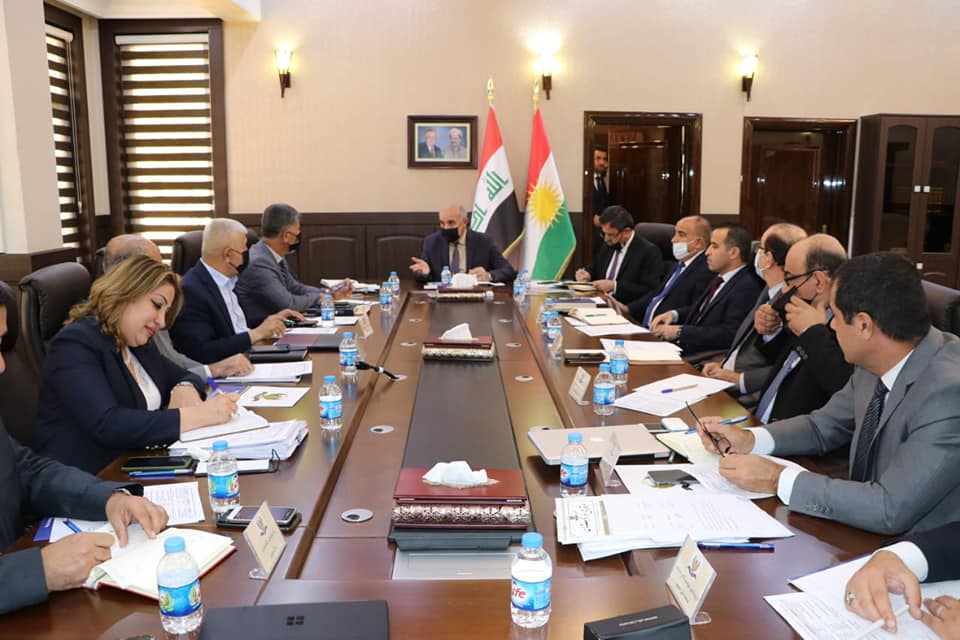 کۆبوونەوەی ئەمڕۆی وەزارەتی کارەبا