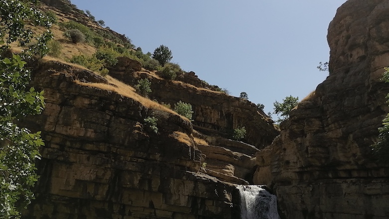 The Gali Ali Bag waterfall in Soran district. (Photo: Yadgar Islmail)