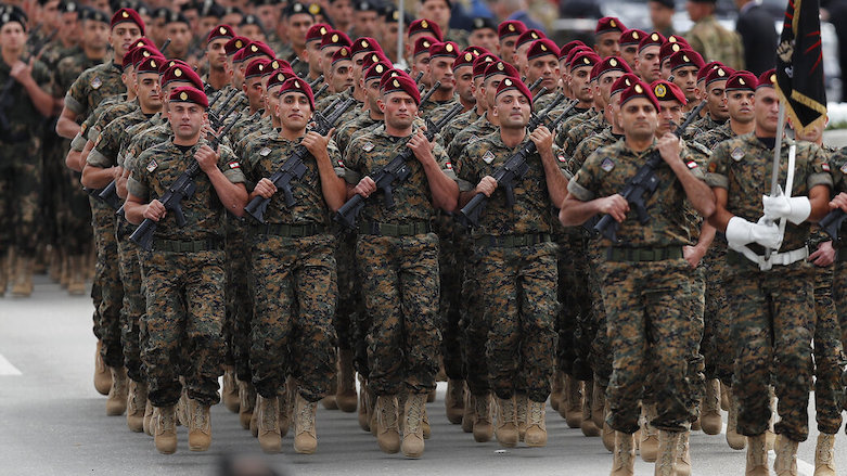 Lebanese army special forces march in downtown Beirut, Lebanon, during a Nov. 22, 2018 military parade to mark the 74th anniversary of Lebanon’s independence from France. (Photo: Hussein Malla/AP)