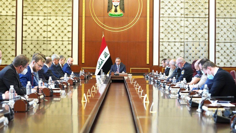 نشست مصطفی کاظمی، نخست وزیر عراق فدرال، با سفرای کشورهای عضو اتحادیه اروپا در عراق