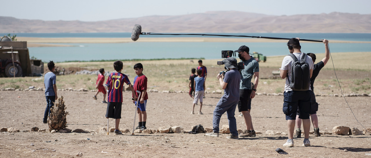 تصاویری از پشت&zwnj;صحنه&zwnj;ی فیلمرداری فیلم سینامیی مسی بغداد