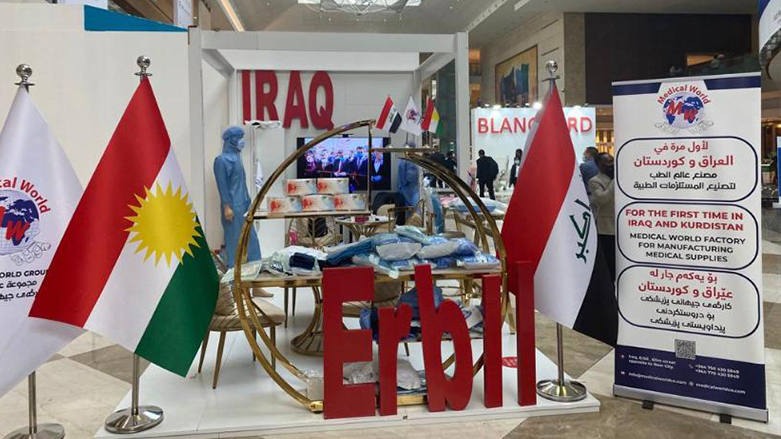 Kurdish-owned Medical World Company takes part in Dubai's Arab Health 2021. (Photo: Kurdistan 24)