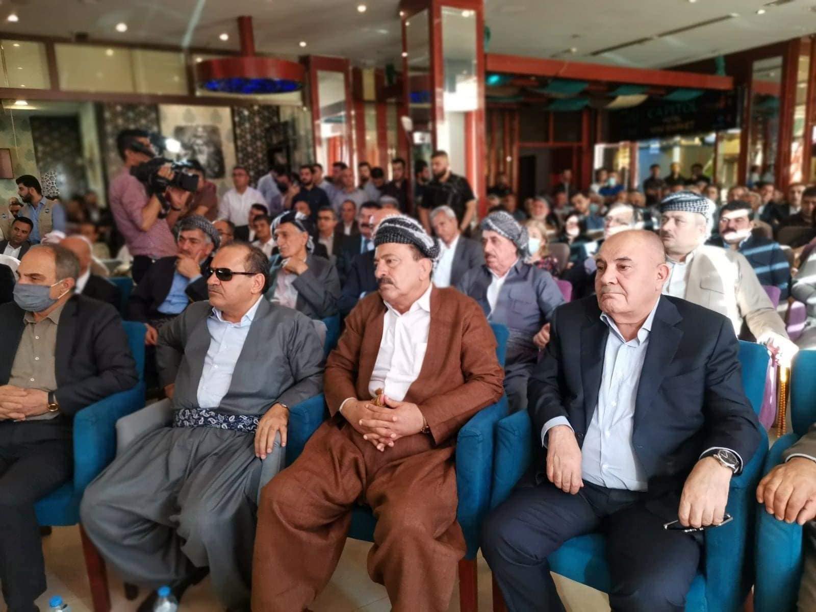 رێوڕەسمی بڵاوکردنەوەی کتێبی بیرەوەرییەکانی عزەت سلێمان بەگ دەرگەڵەیی