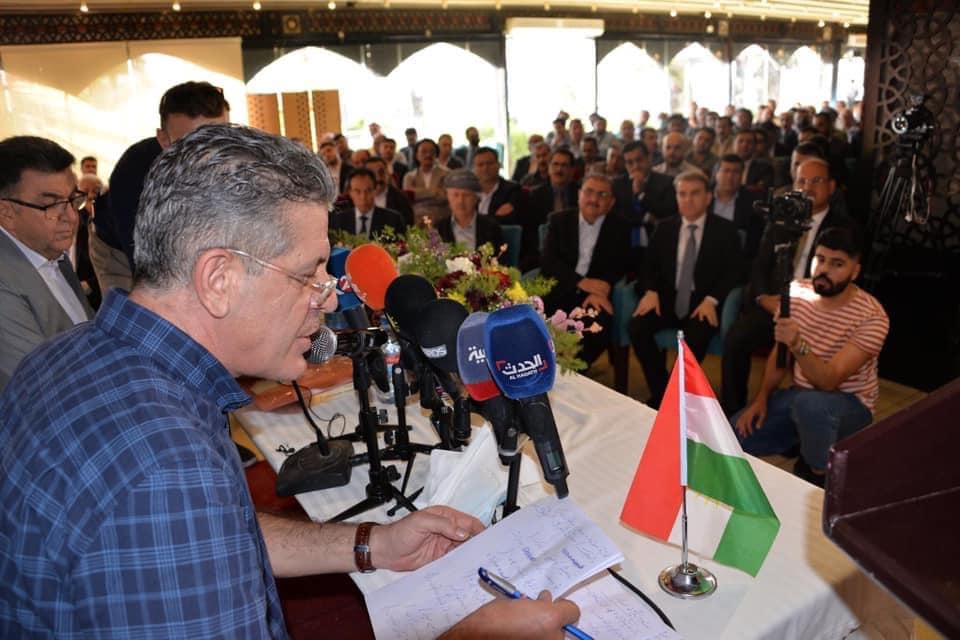 رێوڕەسمی بڵاوکردنەوەی کتێبی بیرەوەرییەکانی عزەت سلێمان بەگ دەرگەڵەیی