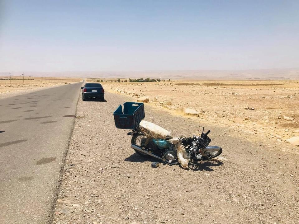 به‌هۆی پێكدادانی ماتۆرسكیلێك و مینی پاسێكه‌وه‌، كه‌سێك گیانی له‌ده‌ستدا