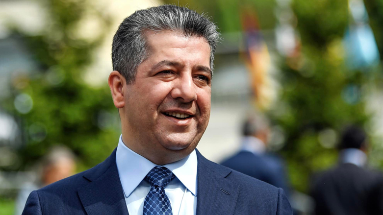 Kurdistan Region Prime Minister Masrour Barzani is pictured in Davos, Switzerland, May 2022 (Photo: KRG)