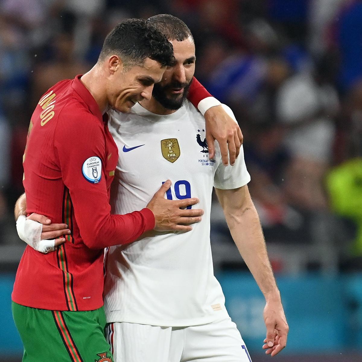 كه&zwnj;ریم بێنزێما و كریستیانۆ رۆناڵدۆ
