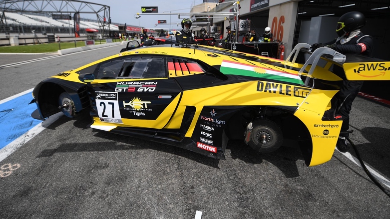 The Leipert Motorsport-run Lamborghini Huracan GT3 of the Kurdistan Racing Team (Photo: Isaac Tutumlu).