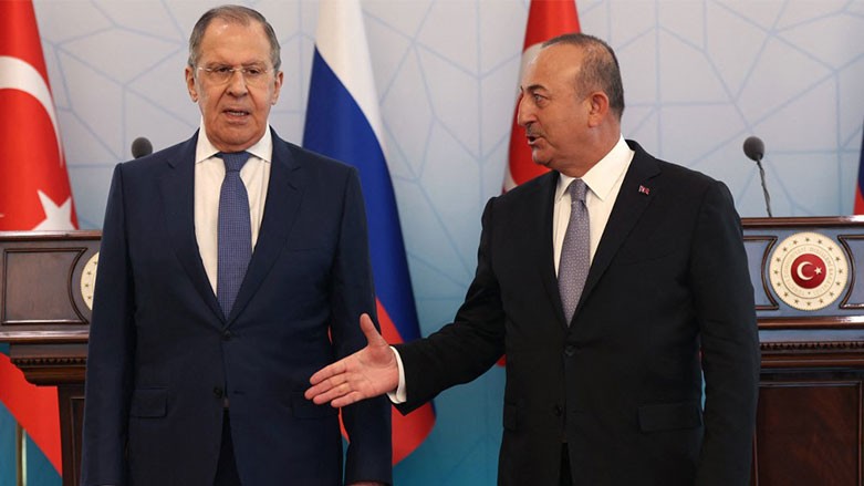 Lavrov ve Çavuşoğlu dün Ankara’da görüştü (Foto: AFP)