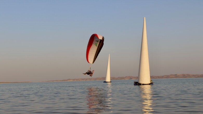 Second Arab paramotor championship, Khanke, Duhok, June 8, 2022, (Photo: Kurmanj Nhili)