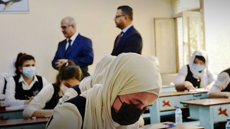 أجلت وزارة التربية امتحان الرياضيات بسبب تسريب الأسئلة - صورة: وزارة التربية العراقية