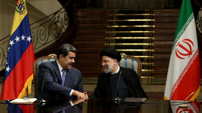 ابراهیم رئیسی و نکلاس مادورو، روئسای جمهوری ایران و ونزوئلا