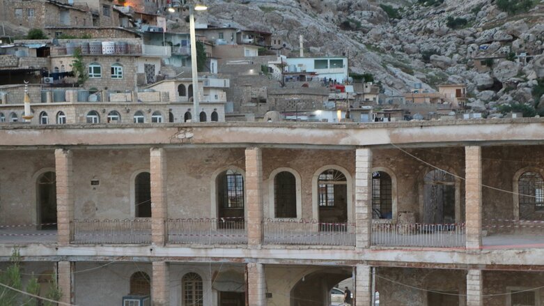 Akre’s old fort undergoing renovation, May 25, 2022 (Photo: Kurmanj Nhili)