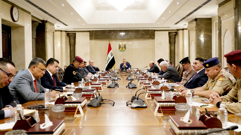 Mustafa Al-Kadhimi during the meeting of the Ministerial Council for National Security. (Photo: Iraqi Prime Minister's Media Office)