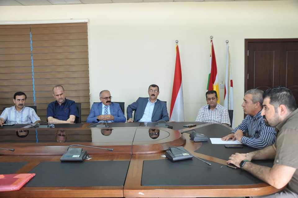 کۆبوونەوەی بەڕێوەبەری کارگێڕی سەرجەم مەڵبەندە تەندروستیەکانی سنووری پارێزگای سلێمانی