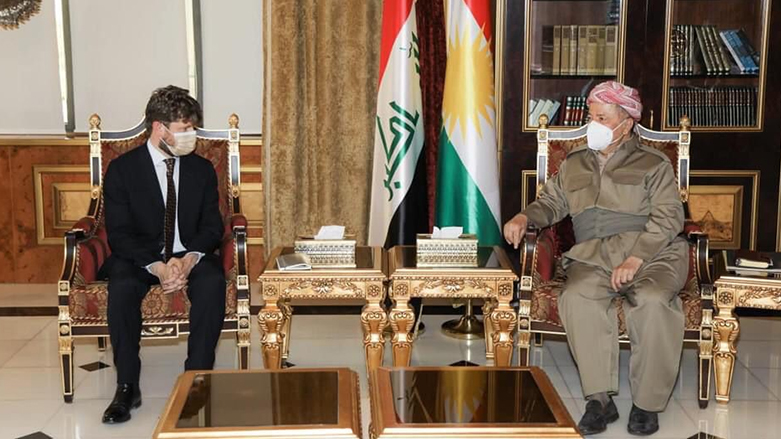 Olivier Decottignies ve Başkan Barzani