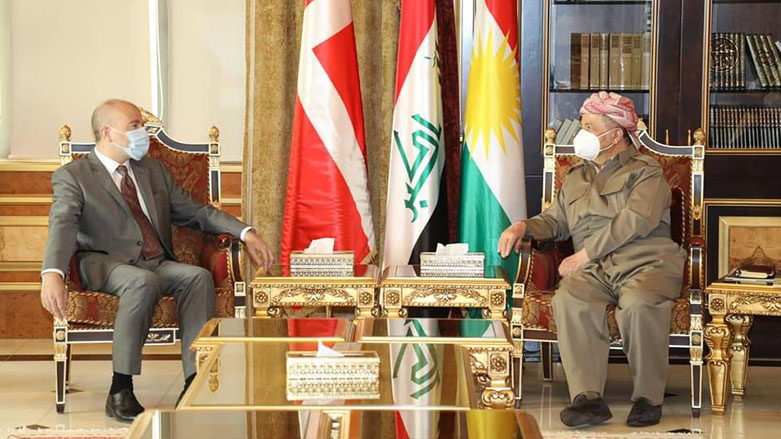 دیدار پرزیدنت بارزانی و سفیر دانمارک در عراق