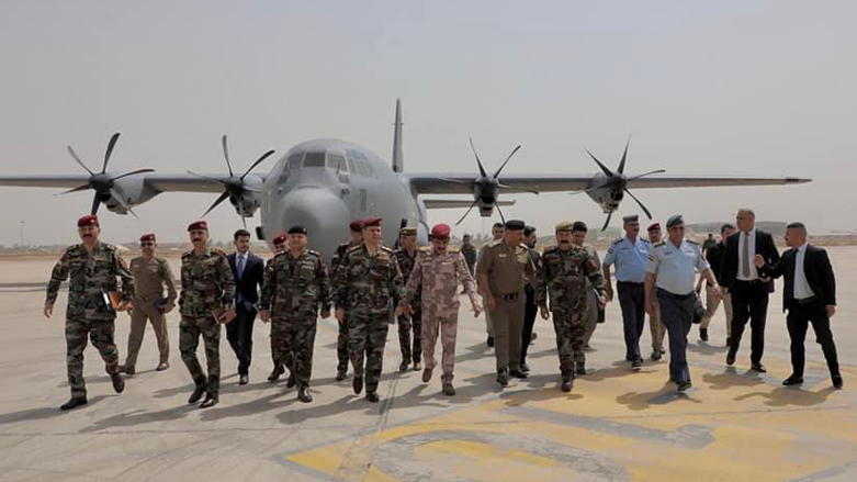 Ministry of Peshmerga delegation from the Kurdistan Region arriving in Baghdad, Iraq, June 23, 2022 (Photo: Ministry of Peshmerga)