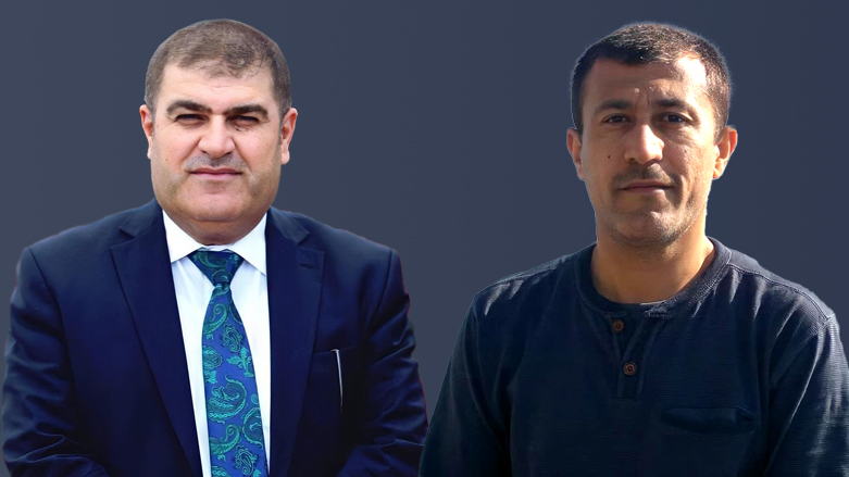 Combined photo of Dr. Idres Hamakan of the Salahaddin-Erbil University's engineering faculty (right) and Dr. Kawan Ismael, Dean of the Faculty of Law (Photo: Designed by Kurdistan 24)