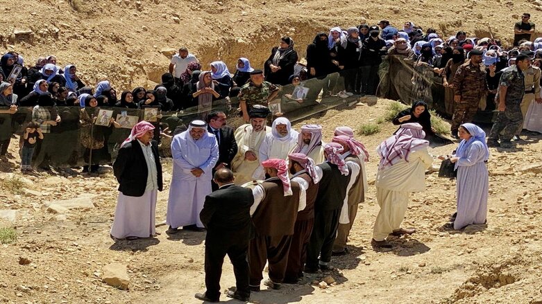 The exhumation of six Yezidi mass graves began in Qini village, Sinjar, on June 28, 2022 (Photo: Farhad Ali)