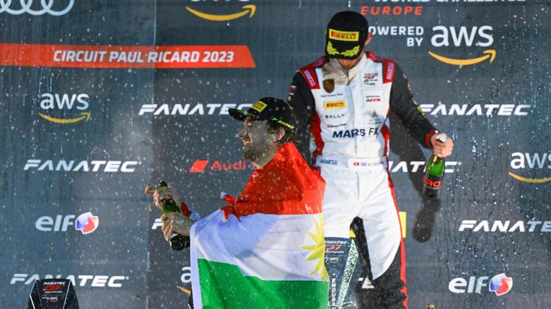 The Spanish-Kurdish race car driver Isaac Tutumlu claimed his first podium of the 2023 GT World Challenge Europe Endurance Cup season (Photo: Isaac Tutumlu).