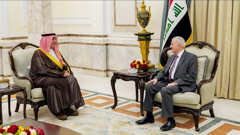 الرئيس العراقي والسفير السعودي