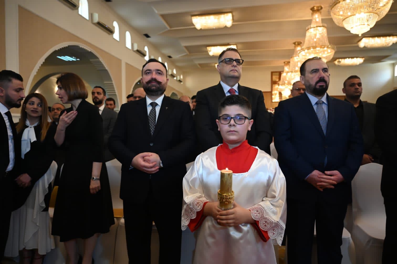 رێوڕەسمی دانانی پاتریەرکی نوێ کەنیسەی رۆژهەلاتی کەون لە بەغدا بە ئامادەبوونی نوێنەری سەرۆکوەزیران مەسرور بارزانی بەڕێوەچوو