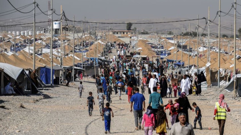 یک اردوگاه آوارگان در اقلیم کوردستان