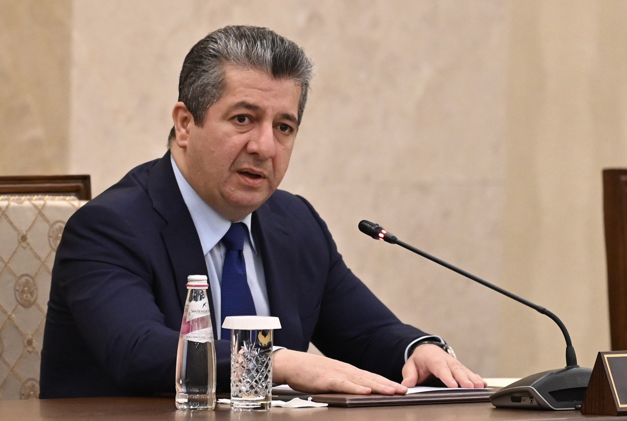 Kurdistan Region Prime Minister Masrour Barzani during KRG Council of Ministers meeting, June 21, 2023. (Photo: KRG)