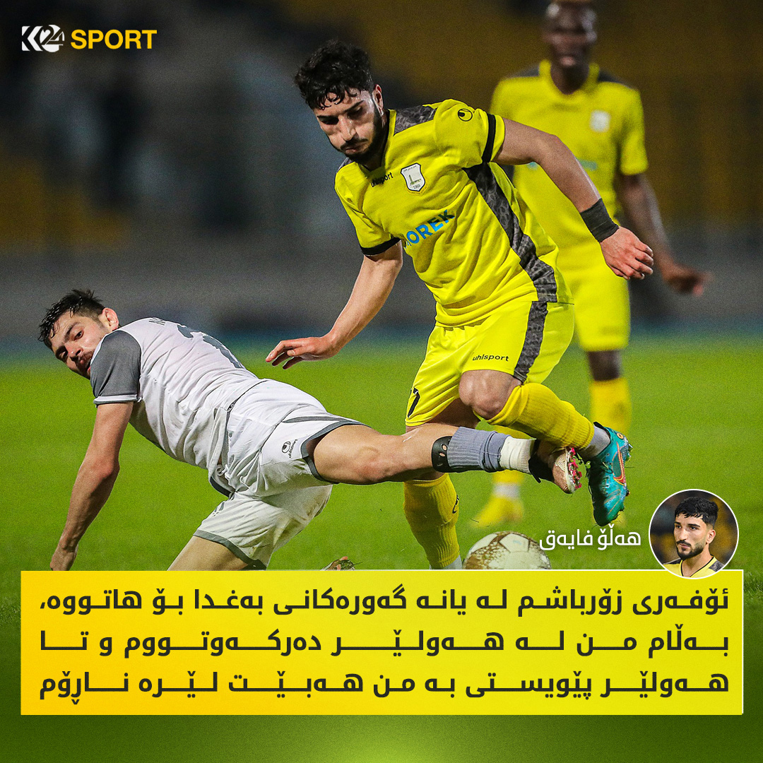 هه‌ڵۆ فایه‌ق به‌ درێسی یانه‌ی هه‌ولێر له‌ وه‌رزی 2022 ـ 2023ـی خولی نایابی عێراق