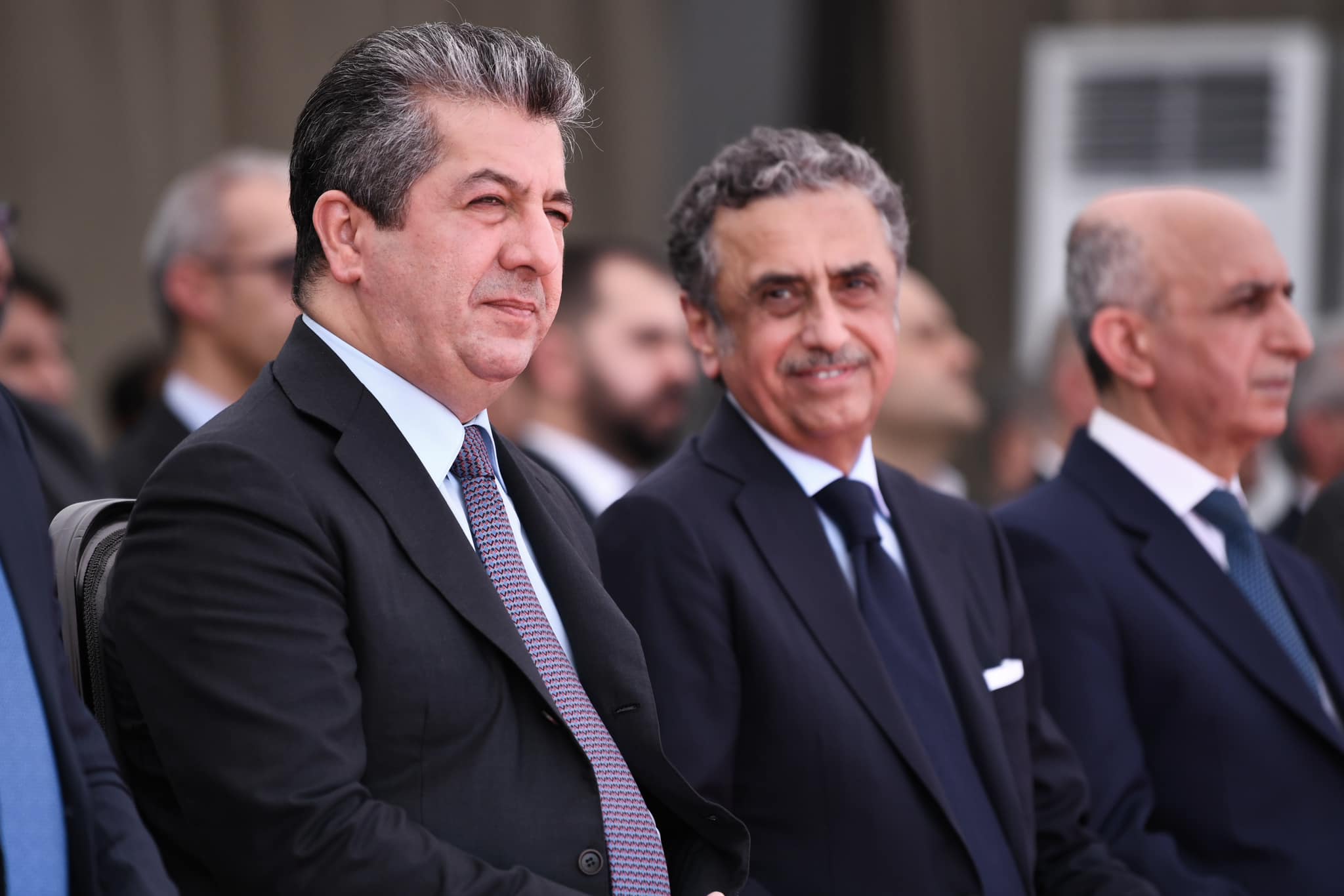 Pm barzani lays foundation stone of dam to enhance water conservation