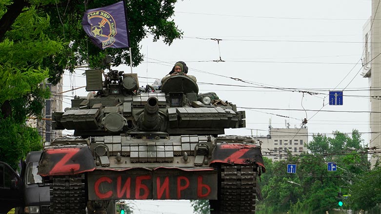 دبابة قتالية تابعة لـ "مجموعة فاغنر" في روستوف | أ ف ب