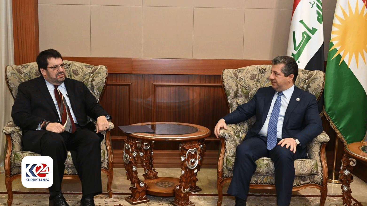 PM Barzani, top US diplomat discuss bilateral ties