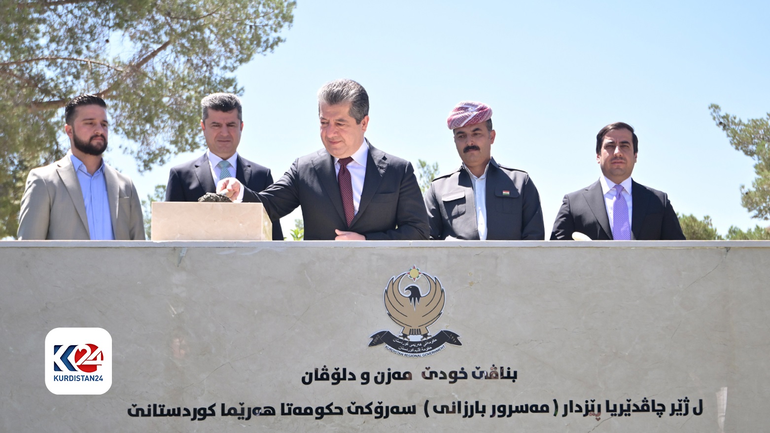 Başbakan Barzani, Duhok’ta Aloka ve Serheldan parklarının temel taşlarını attı