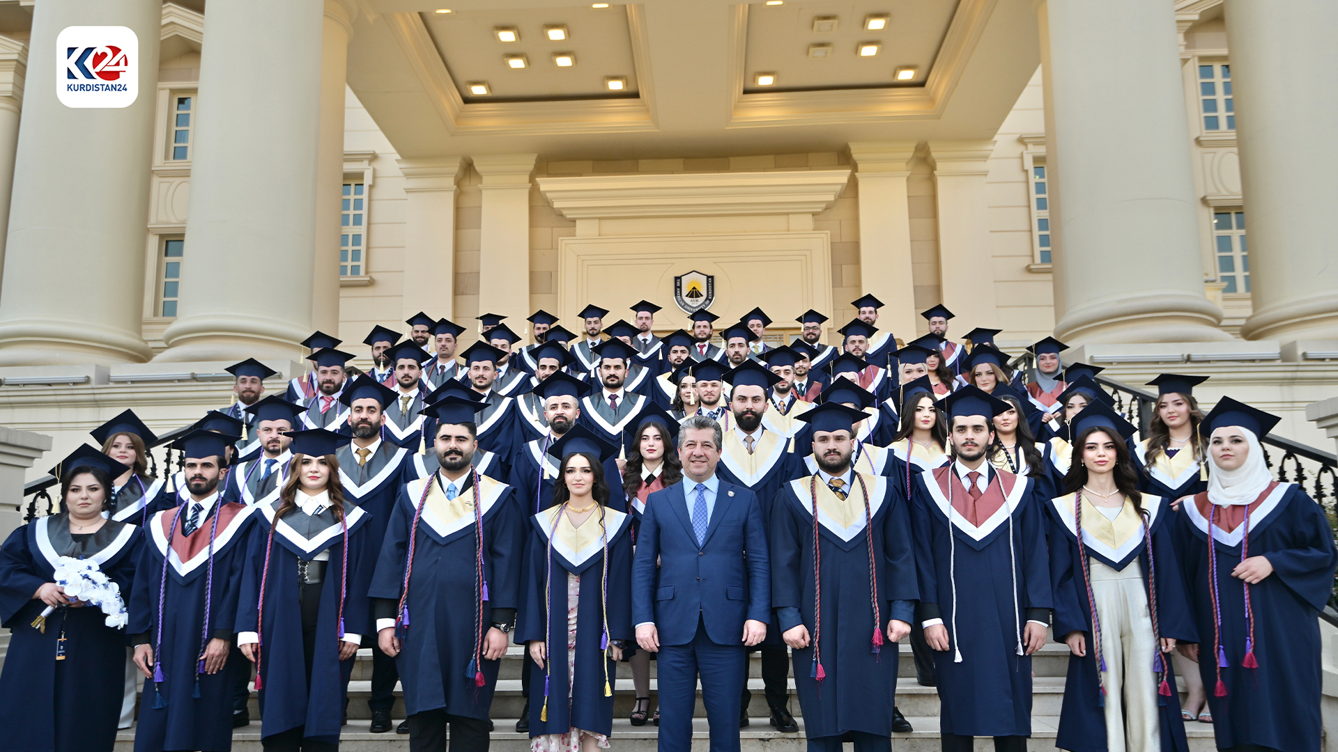 بەڕێوەچوونی ئاهەنگی دەرچوونی قوتابیانی زانکۆی ئەمەریکی کوردستان لە دهۆک
