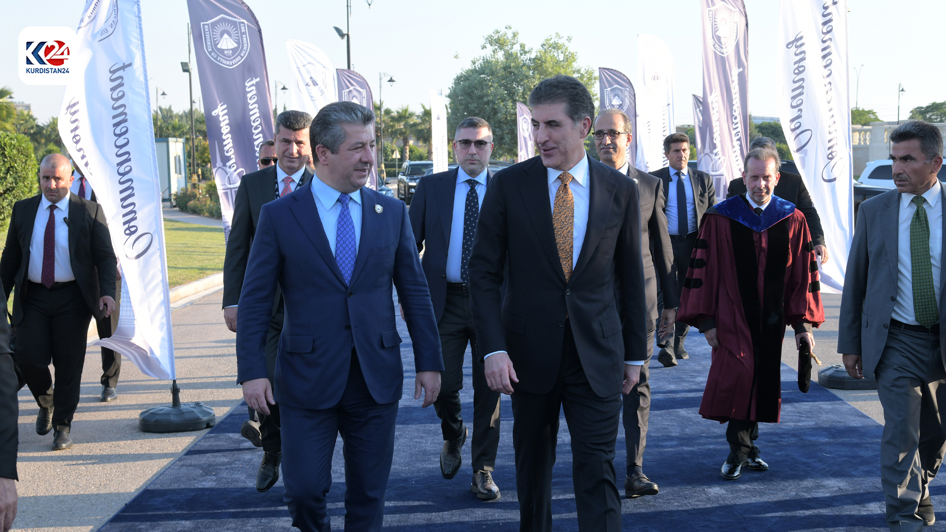 بەڕێوەچوونی ئاهەنگی دەرچوونی قوتابیانی زانکۆی ئەمەریکی کوردستان لە دهۆک