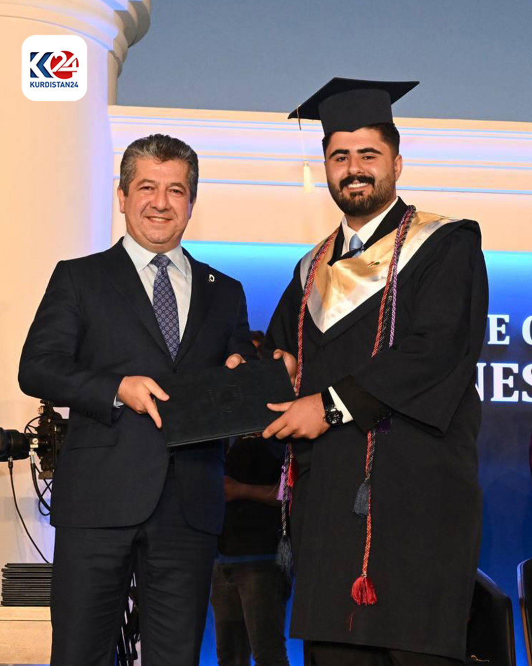 بەڕێوەچوونی ئاهەنگی دەرچوونی قوتابیانی زانکۆی ئەمەریکی کوردستان لە دهۆک