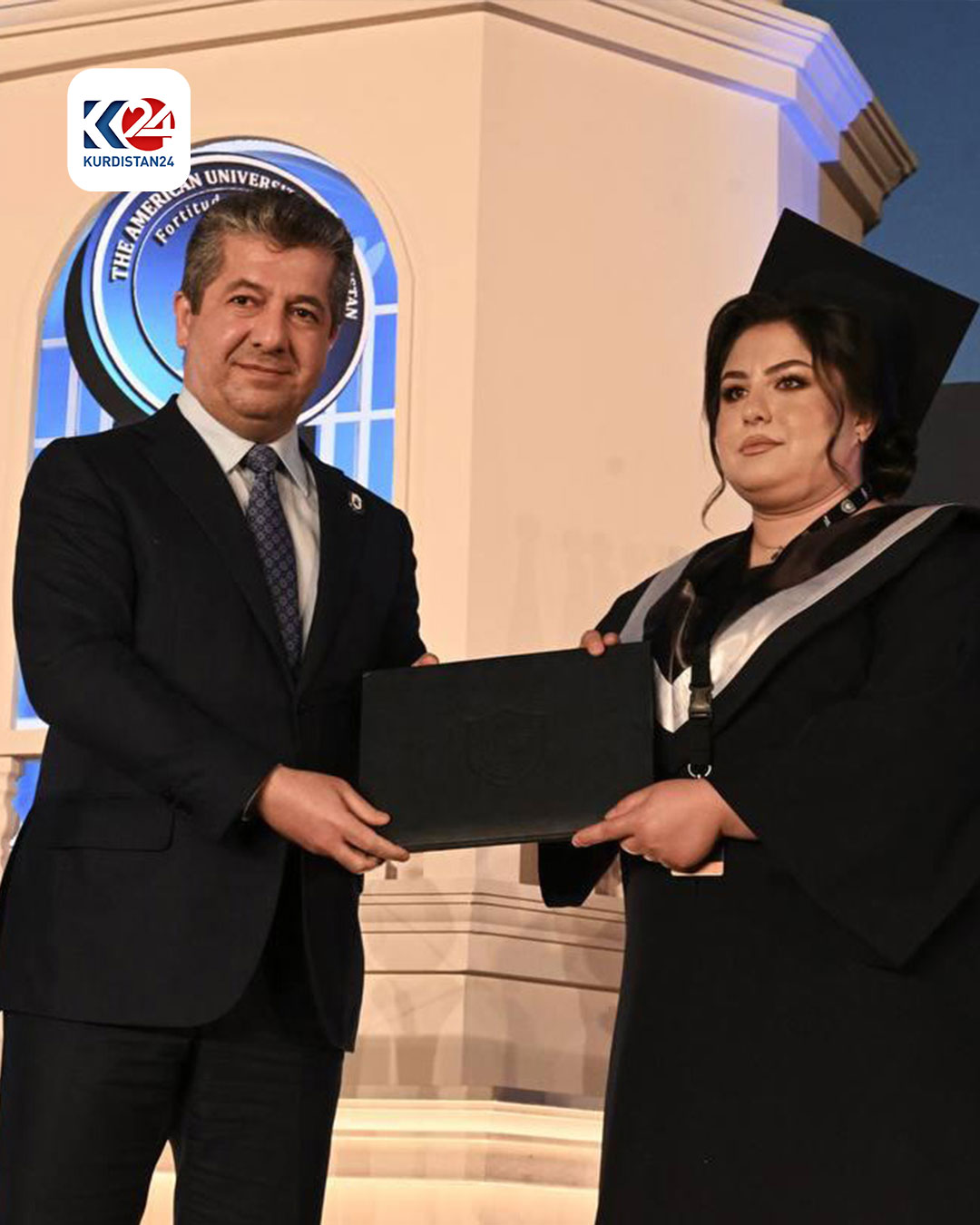 بەڕێوەچوونی ئاهەنگی دەرچوونی قوتابیانی زانکۆی ئەمەریکی کوردستان لە دهۆک