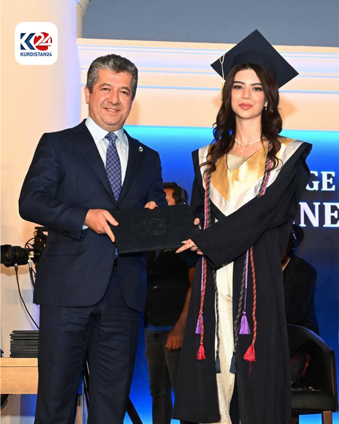 بەڕێوەچوونی ئاهەنگی دەرچوونی قوتابیانی زانکۆی ئەمەریکی کوردستان لە دهۆک