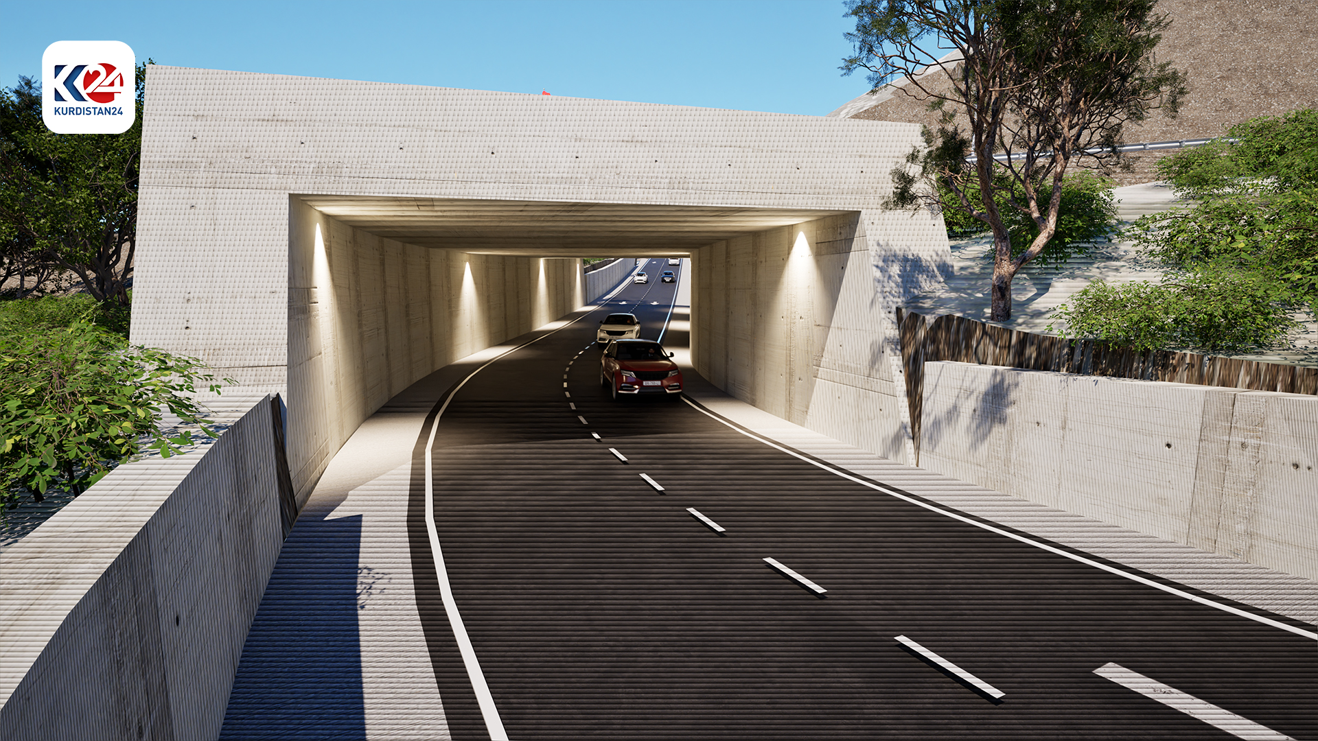 The Ba'adre-Etit dual carriageway design. (Photo: KRG)