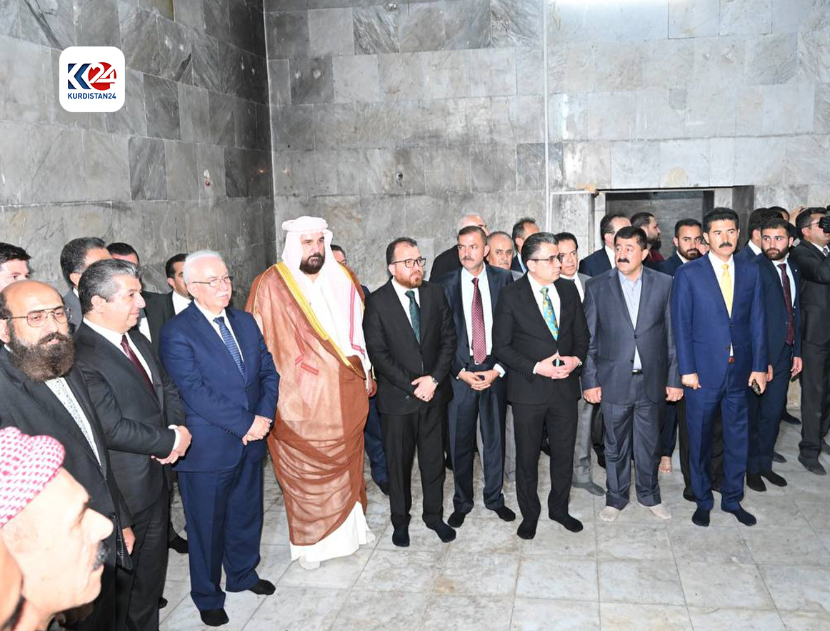 Kurdistan Region Prime Minister Masrour Barzani during his visit to the Lalish temple, June 3, 2024. (Photo: KRG)