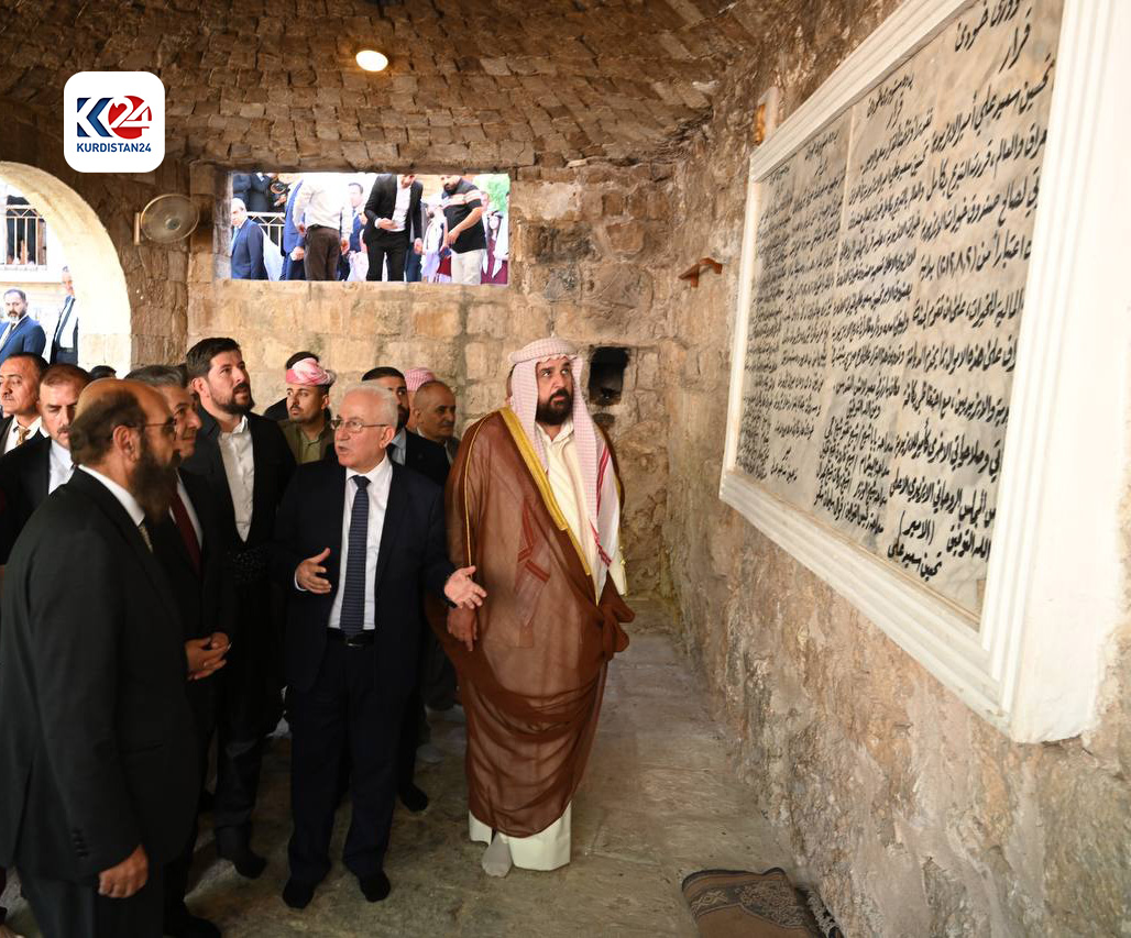 Kurdistan Region Prime Minister Masrour Barzani during his visit to the Lalish temple, June 3, 2024. (Photo: KRG)
