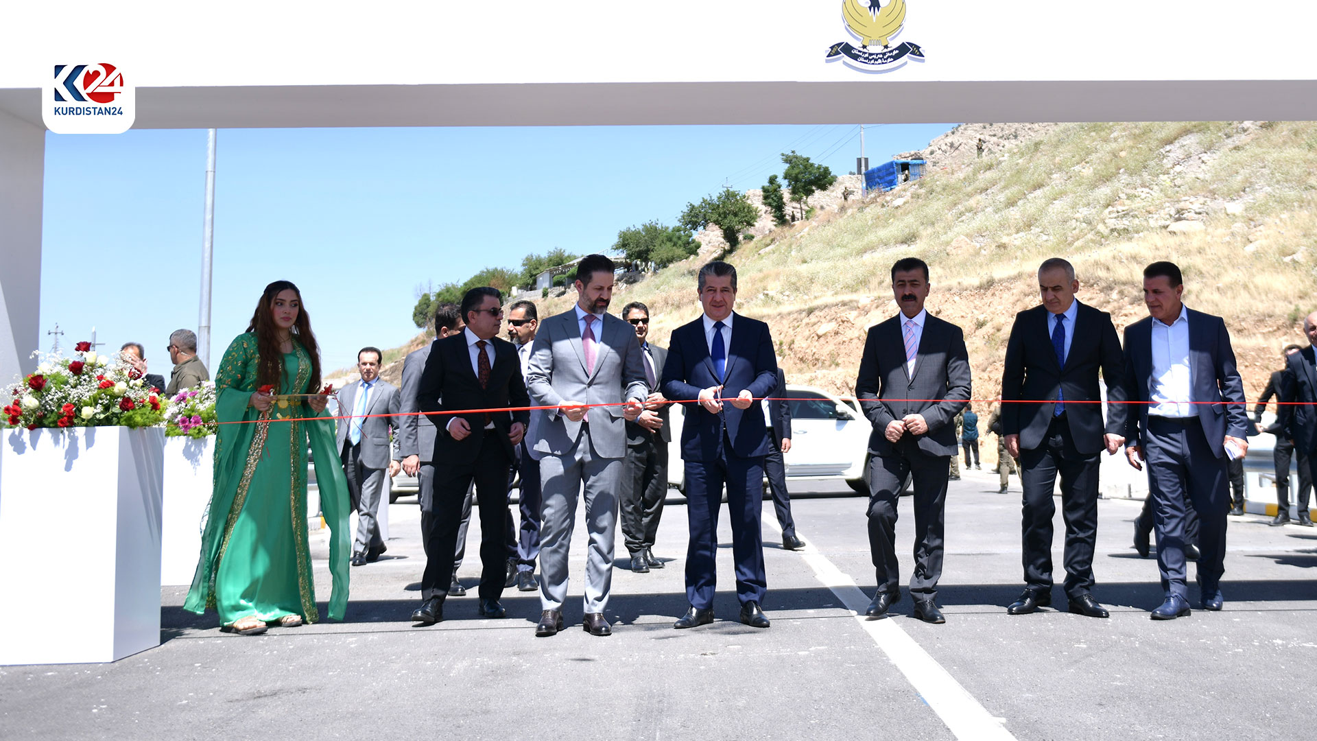 رێوڕەسمی کردنەوەی پردی ڕانیە &ndash; بنگرد لەلایەن سەرۆکوەزیران مەسرور بارزانییەوە (وێنە: ئیسلام هیرۆ و فەرهاد ئەحمەد)