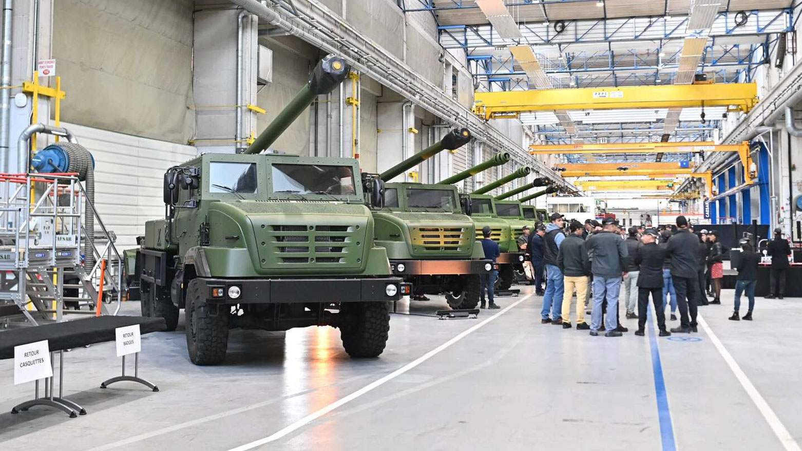 شركة لصناعة مدافع قيصر الفرنسية (LE PROGRES / MAXPPP)